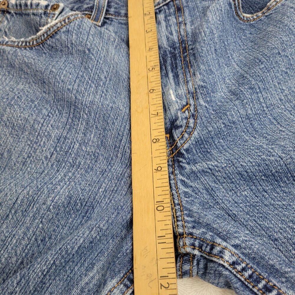 Levi's 550 Relaxed Long Shorts Women's 10 Denim Classic Mom High Waisted Vintage - Picture 4 of 13